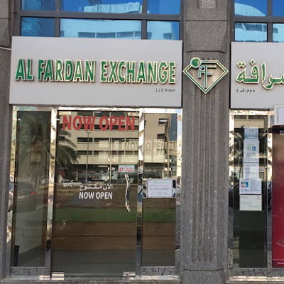 Alfardan Exchange Behind JAS Super market. Beda Zayed Sanaya